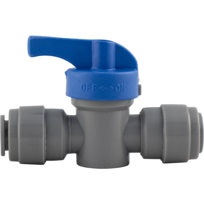 Duotight In-Line Shut Off Ball ValvePush-In Fitting for Draft Lines - 8 mm (5/16 in.) Ball Valve - KL06934 by KegLand