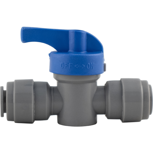 Duotight In-Line Shut Off Ball ValvePush-In Fitting for Draft Lines - 8 mm (5/16 in.) Ball Valve - KL06934 by KegLand