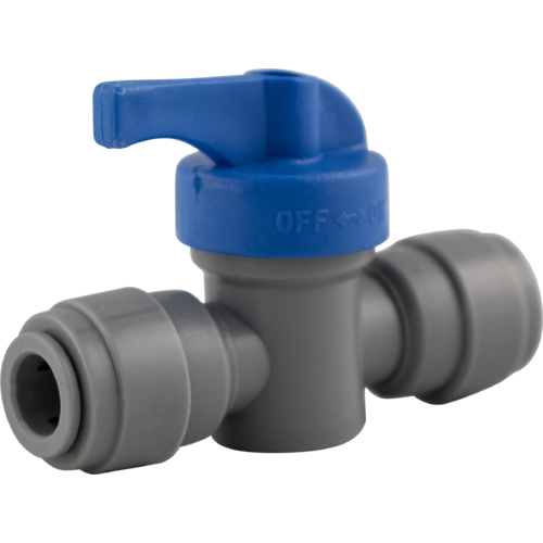 Duotight In-Line Shut Off Ball ValvePush-In Fitting for Draft Lines - 8 mm (5/16 in.) Ball Valve - KL06934 by KegLand