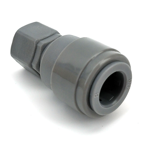 Duotight Push-In Fitting - 9.5 mm (3/8 in.) x 1/4 in. Flare - KL06941 by KegLand