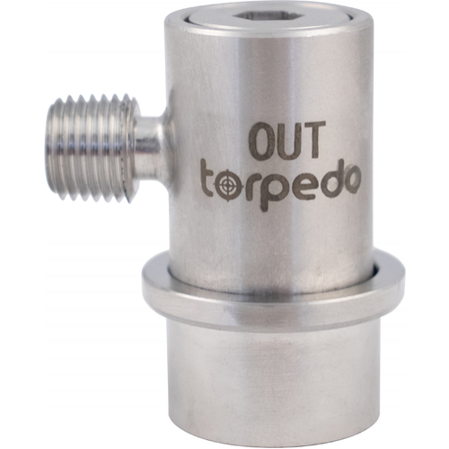 Torpedo Ball Lock Disconnect Beverage Out (Stainless) - 1/4 in. MPT