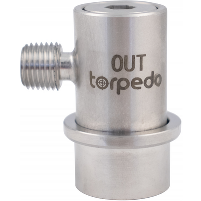 Torpedo Ball Lock Disconnect Beverage Out (Stainless) - 1/4 in. MPT