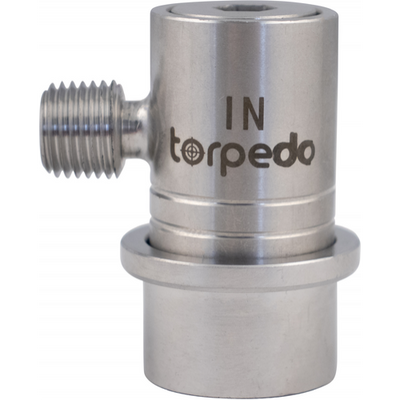 Torpedo Ball Lock Disconnect Gas In (Stainless) - 1/4 in. MPT