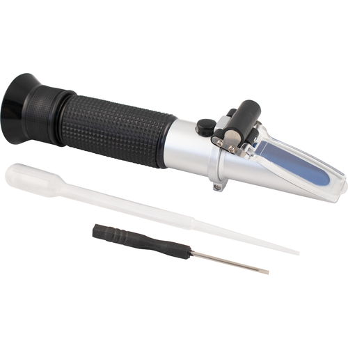 Dual Scale Brix Refractometer with ATC & LED Light