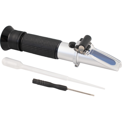 Dual Scale Brix Refractometer with ATC & LED Light