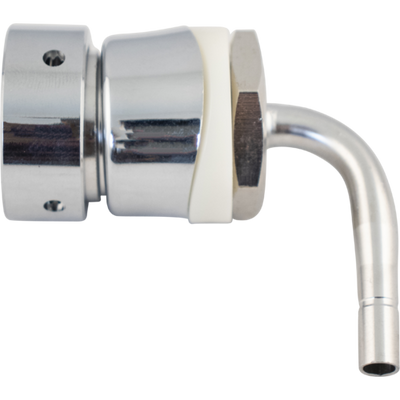 Gooseneck Beer Faucet Shank Assembly - Tower Shank w/ Duotight Compatible Barb by Intertap