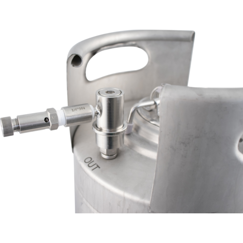 Torpedo Ball Lock Spunding Valve for Fermenting Under Pressure & Pressure Transfers