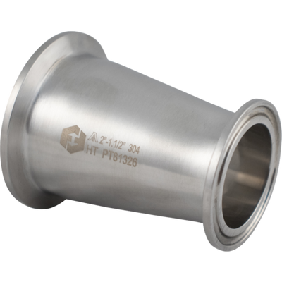 Stainless Tri-Clamp Concentric Reducer - 2 in. x 1.5 in.