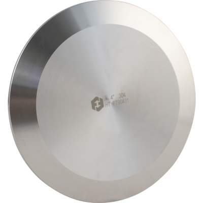 Stainless Tri-Clamp End Cap - 4 in.