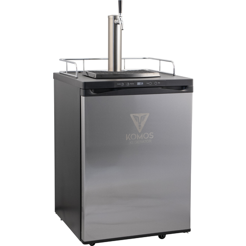 Komos® V2 Full Size Energy Efficient Kegerator with Stainless Steel Intertap Faucets