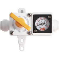 Duotight In-Line Regulator | Built-In Pressure Gauge | 0-60 PSI | Liquid & Gas Compatible | 8 mm Duotight - KL15035 by KegLand