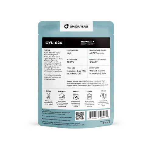 OYL-024 Belgian Ale A Yeast