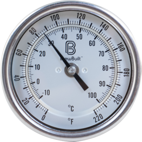 BrewBuilt 1.5 in. T.C. Thermometer - 6 in. length