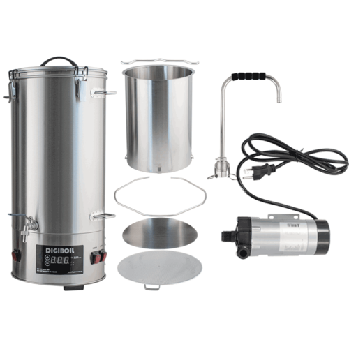 DigiMash All-Grain Electric Brewing System w/ Recirculation Pump Kit - 35L/9.25G (110V)