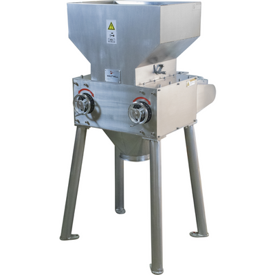 MoreBeer Pro Commercial Grain Mill - 25 Pound Hopper Adjustable Roller Malt Crusher