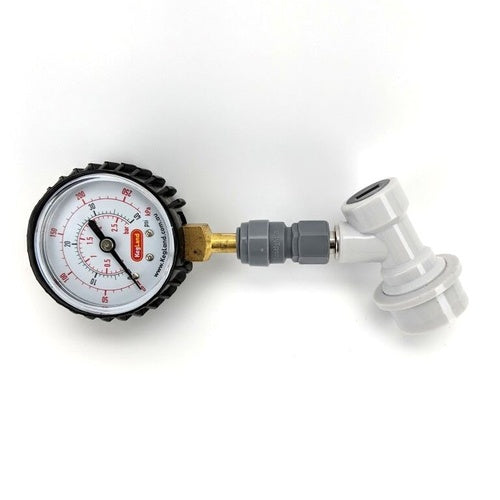 Duotight 0-150 psi Push-In Pressure Gauge - KL07696 by KegLand