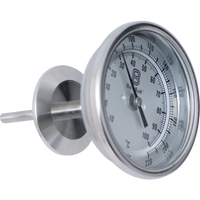 BrewBuilt 1.5 in. Tri-Clamp Thermometer with 2 in. Probe