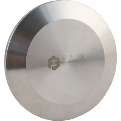 2.5" Tri-Clamp End Cap Stainless Steel T.C. Fitting