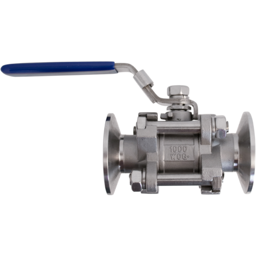 1.5 in. Tri-Clamp 3 Piece Stainless Steel Ball Valve