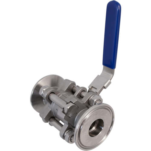 1.5 in. Tri-Clamp 3 Piece Stainless Steel Ball Valve