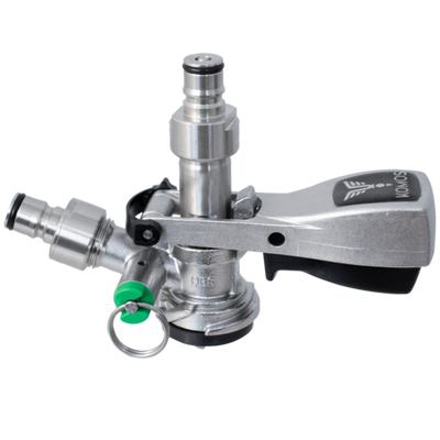 Komos® Stainless Steel D-Style Coupler - Integrated Ball Lock Adapters