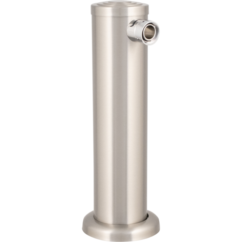 Komos® Brushed Stainless Steel Draft Tower Kit with EVABarrier draft line, and Duotight push-to-connect fittings