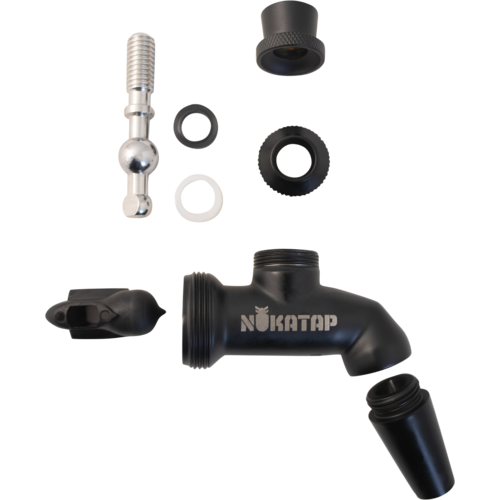 Nukatap Punisher Edition Stainless Steel Faucet (Matte Black / SS Spout) - KL26482