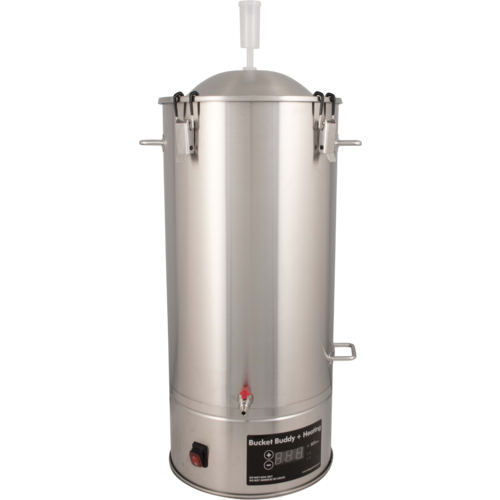 Electric Stainless Bucket Fermenter w/ Heating - Digital Temperature Control - 35L/9.25G (110V) - KL20695 by KegLand