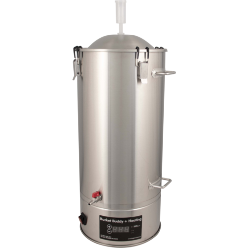 Electric Stainless Bucket Fermenter w/ Heating - Digital Temperature Control - 35L/9.25G (110V) - KL20695 by KegLand