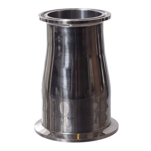 Stainless Tri-Clamp Reducer - 2 in. T.C. x 2.5 in. T.C.