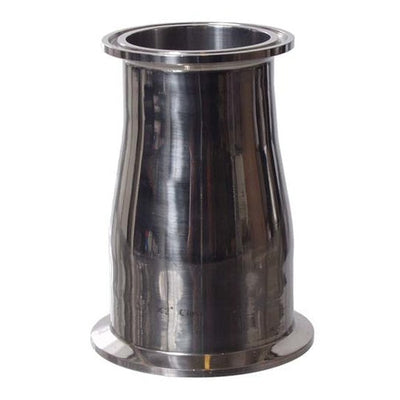 Stainless Tri-Clamp Reducer - 2 in. T.C. x 2.5 in. T.C.