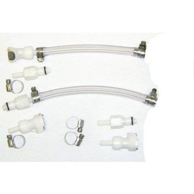 Keg Quick Change Set - Inline QDs, Tubing & Clamps