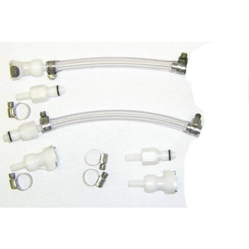 Keg Quick Change Set - Inline QDs, Tubing & Clamps