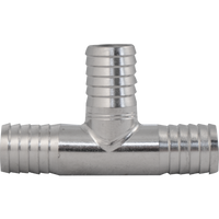 Komos® 1/2 in. Barbed Stainless Steel Tee Gas Line Splitter