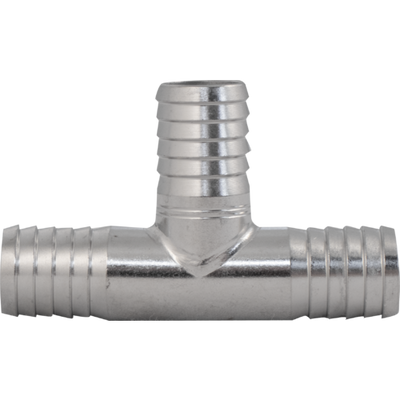 Komos® 1/2 in. Barbed Stainless Steel Tee Gas Line Splitter