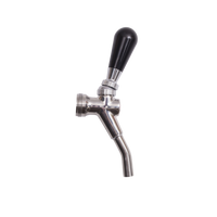 CM Becker Faucet | V3S Forward Seal | Creamer | 304 Stainless Steel | Bowed Nozzle