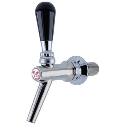 CM Becker D12902 V20 Forward Seal Creamer Faucet - 304 Stainless Steel for Dairy and Soft-Serve