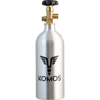 Komos® 2.5 lb CO2 Tank | Premium Aluminum | New | CGA320 Valve