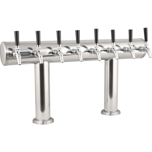 Komos® Double T Bar Draft Tower - 8 Tap