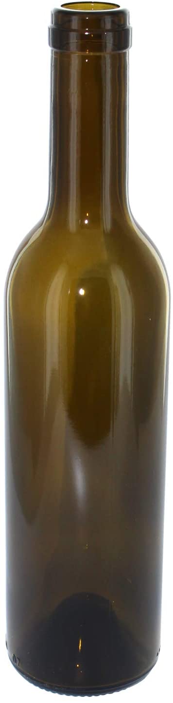 24 PACK - 375 mL Antique Green Claret / Bordeaux Wine Bottles
