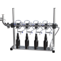 4 Head Counter Pressure Bottle Filler - Gen 2