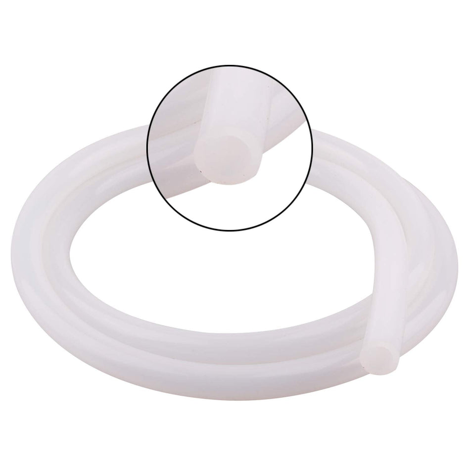 1/2" ID High Temperature Rated Food Grade Silicone Tubing for Brewing