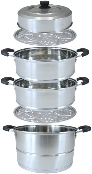 Concord Stainless Steel Stock Pot w/ Steamer Basket - Cookware great f –  HowdyBrewer