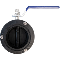 FermZilla Tri-Conical Butterfly Valve - 2 in. x 3 in. Tri-Clamp - KL26505
