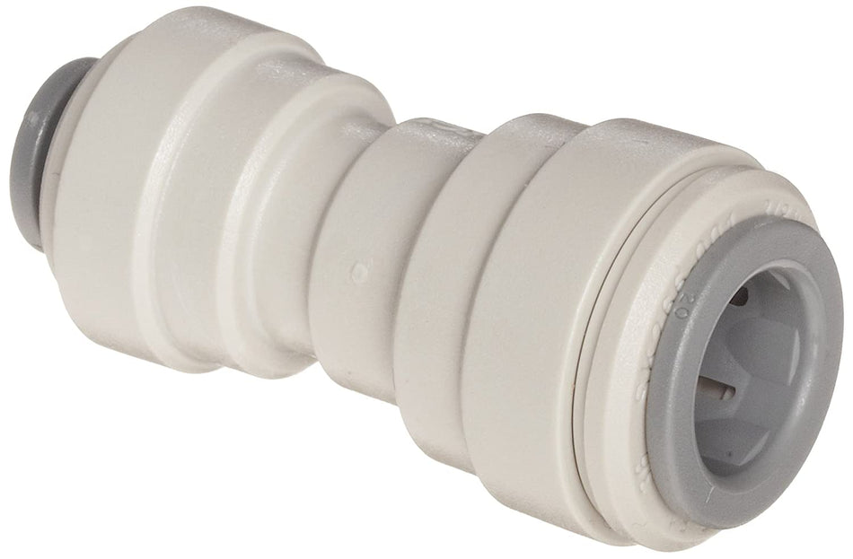 John Guest 3/8" Tube OD x 1/4" Tube OD Super Speedfit Acetal Reducing Union Quick Connect Fitting