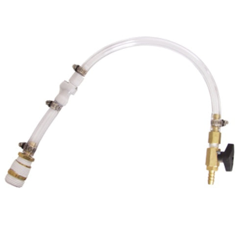 Gas Purging Adapter for Bottle Rinsing or Purging Base