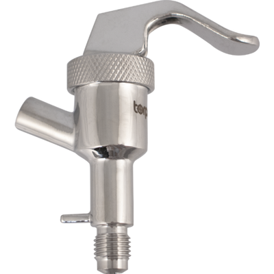 Torpedo Handheld Stainless Steel Beer Picnic Faucet - 1/4 in. Flare