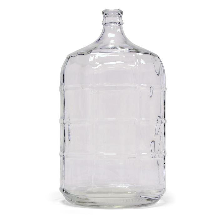 5 Gallon Glass Water Jug | Plastic‑Free Pure Water Storage Bottle | BPA‑Free, No Microplastics, Reusable Glass Container for Drinking Water, Fits Home Water Dispensers