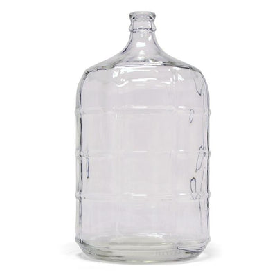 5 Gallon Glass Water Jug | Plastic‑Free Pure Water Storage Bottle | BPA‑Free, No Microplastics, Reusable Glass Container for Drinking Water, Fits Home Water Dispensers