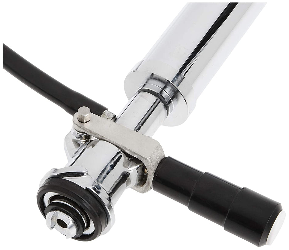 Heavy Duty Complete D-System Beer Party Coupler for Keg Tappin, Chrome